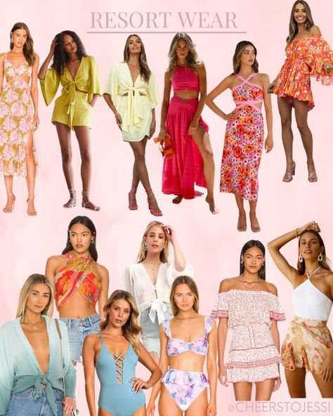 Resort Wear Evening Dresses, Bright Resort Wear, Resort Wear Dresses Classy, Resort Dressy Attire, Bali Party Outfit, Resortwear Resort Style, Classy Resort Wear, Colorful Resort Wear, Resort Outfits 2023