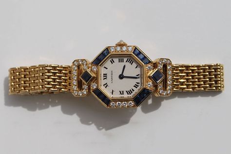 Cartier Boutique, Engagement Watch, Vintage Gold Watch, Ladies Bracelet Watch, Mom Accessories, Antique Vintage Jewelry, Fancy Watches, Vintage Watches Women, Jewelry For Sale