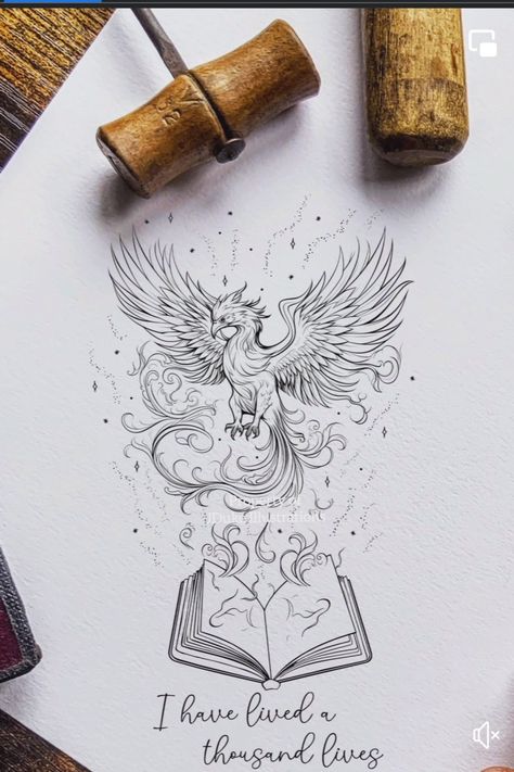 I've Lived A Thousand Lives Tattoo, Celestial Tattoo, Dragon Cat, Draw Ideas, Drawings Simple, Book Dragon, Matching Tattoos, Life Tattoos, Art Drawings Simple