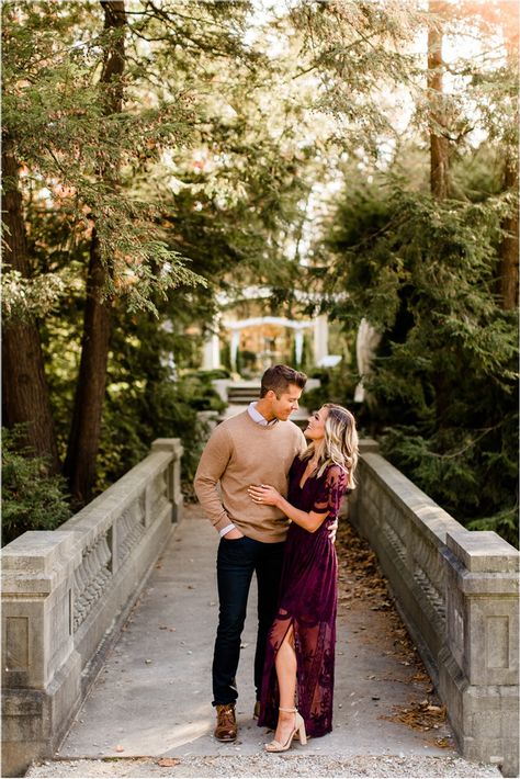 Complimentary Outfits For Couples, Indianapolis Engagement Photos, October Engagement Pictures Outfit, Engagement Photos Outfits Fall, Engagement Photos Locations, Vineyard Engagement Photos, Fall Engagement Pictures Outfit, Vineyard Engagement, Formal Engagement Photos