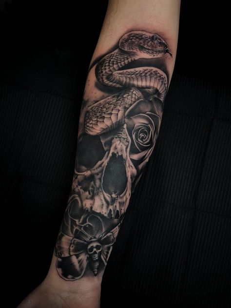 Snake Forearm Tattoos Men, Full Arm Snake Tattoo Men, Snake Full Arm Tattoo, Snake Inner Bicep Tattoo, Men’s Snake Tattoo Forearm, Snake Tattoo Men, Snake And Skull Tattoo, Skull Snake Tattoo, Men’s Snake Arm Tattoo