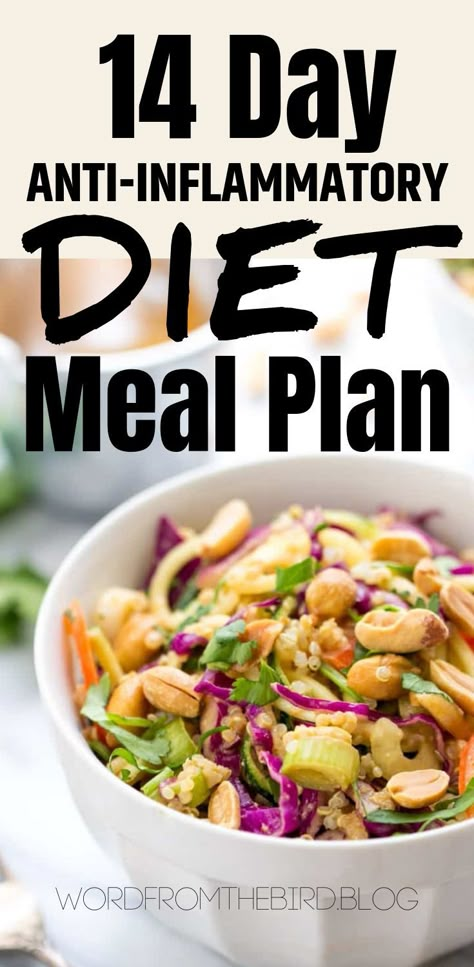 Eating healthy has never been this easy. A 14 day meal plan formulated to decrease inflammation and get you back to healthy. These delicious and easy recipes are from the best food bloggers around. I have compiled a meal plan specific to anti-inflammatory diets that help you lose unwanted water weight and bloating. #healthy #eating #recipes #antiinflammatory #paleo #whole30 Inflammation Diet Recipes, Lunch And Dinner Recipes, Anti Inflammation Recipes, Day Meal Plan, Inflammation Diet, Recipes Lunch, Inflammatory Diet, Decrease Inflammation, Ketogenic Diet Meal Plan