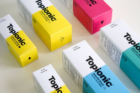 Topionic (Student Project) on Packaging of the World - Creative Package Design Gallery Bath Products Packaging, Medical Packaging, Medicine Packaging, Branding Design Packaging, Medical Design, Cosmetic Design, Student Project, Packing Design, Medical Science