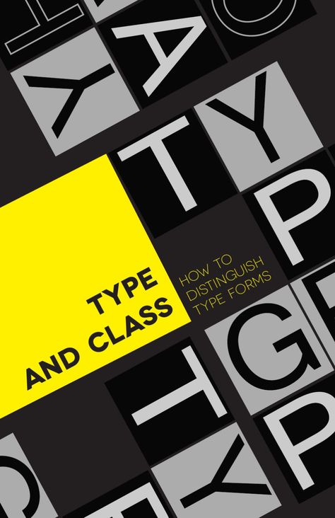 TYPE CLASSIFICATION A little book with the vox classification and type class Typeface Poster, Type Classification, Communication, Editorial, Typography, Dream House, Books