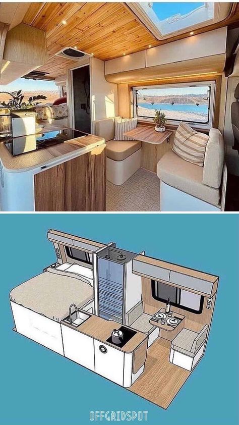 12 Best Van Conversion Companies to Build Your Dream Camper | OffGridSpot.com Veneer Trolls, Best Van, Converted Vans, Camper Interior Design, Elephant Game, Tenda Camping, Tiny House Camper, Bus Living, Garage Bedroom