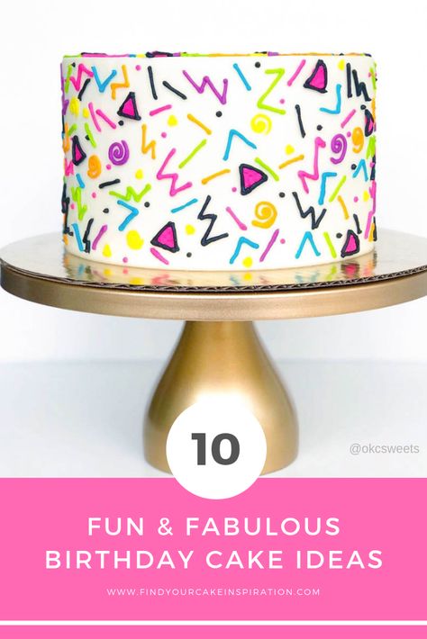 10 Fun & Fabulous Birthday Cake Ideas - Find Your Cake Inspiration Baby Boy Shower Cake Ideas, Boy Baby Shower Cakes, Trending Cakes, Baby Boy Shower Cake, Boy Shower Cake, Latest Birthday Cake, Sesame Street Birthday Cakes, Fondant Designs, Carnival Cakes