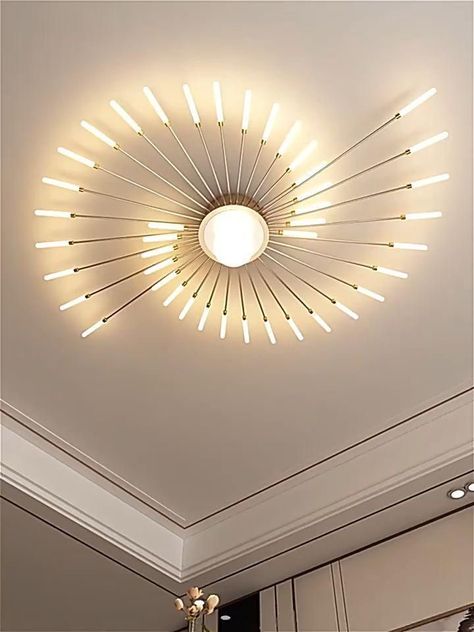 Hall Designs For Home, Modern Led Ceiling Lights Living Room, Pop For Living Room Ceiling, Chandeliers For Living Room Ceilings, Home Ceiling Design Living Rooms, Kitchen Fall Ceiling Designs, Modern Pop Ceiling Design Living Room, Living Ceiling Design Modern, Decor Home Living Room Modern