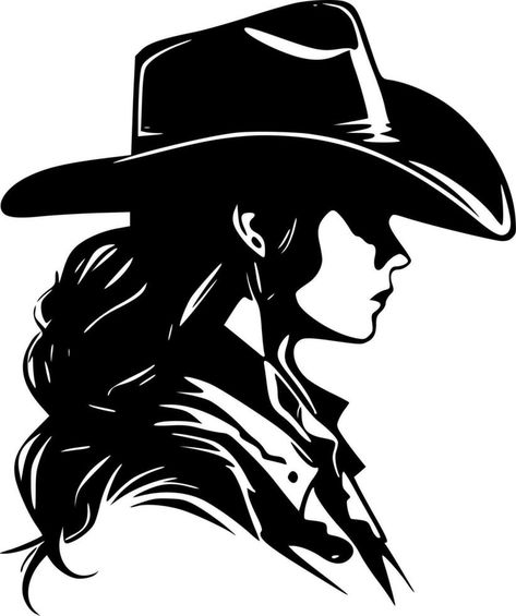 Xiaomi Wallpaper, Western Clip Art, Cowgirl Silhouette, Cowgirl Images, Clip Art Black And White, Drawing Lips, Clip Art Free, Vector Frame, Cowgirl And Horse