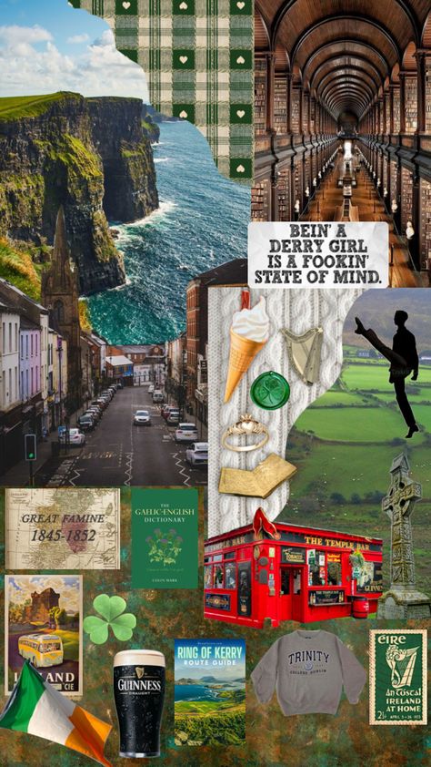 #aesthetic #irish #irishdance #irishaesthetic #ireland #irelandmoodboard #irelandaesthetic #vintage #vacation #europe #europeaesthetic #history Irish Aesthetic Wallpaper, Ireland Wallpaper Iphone, Irish Dancing Aesthetic, Dreamy Movies, Irish Dance Aesthetic, Irish Culture Aesthetic, Ireland Core, Ireland Aesthetic Outfits, Dublin Ireland Aesthetic