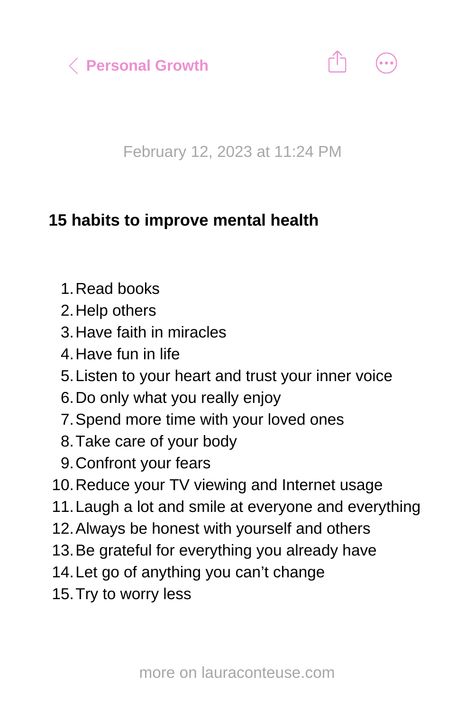 a white background pin that says Habits to Improve Mental Health Improving Mental Health, Life Changing Habits, Mental Health Facts, How To Get Better, Changing Habits, Health Habits, Mental Wellbeing, Fitness Advice, Improve Mental Health