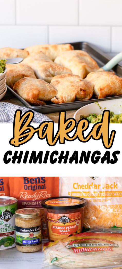 Craving a crispy and flavorful meal without the guilt? 🌯✨ Try these baked chimichangas that are as easy to make as they are delicious! 😋🙌 Say goodbye to deep-frying and hello to a healthier version packed with ground beef, refried beans, salsa, and cheese. 👩‍🍳✨ It's the ultimate weeknight dinner that will have your family asking for seconds! 👪💕 Ground Beef Chimichangas, Oven Baked Chimichangas, Baked Chimichangas, Beef Chimichangas, Delicious Family Dinners, Savory Bites, Mexican Dinner Recipes, Easy Oven, Deep Frying