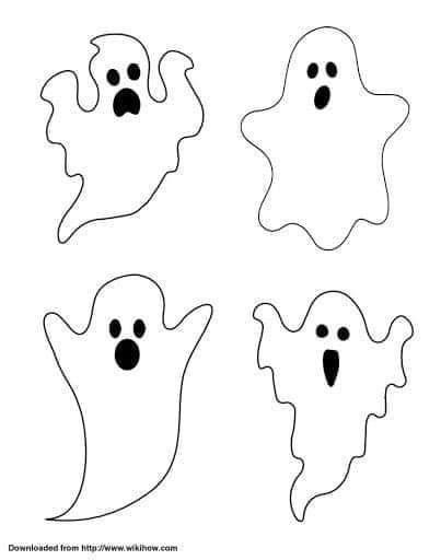 Moldes Halloween, Halloween Crafts Preschool, Ghost Drawing, Halloween Fest, Homemade Halloween Decorations, Ghost Cartoon, Adornos Halloween, Homemade Halloween, Pumpkin Art