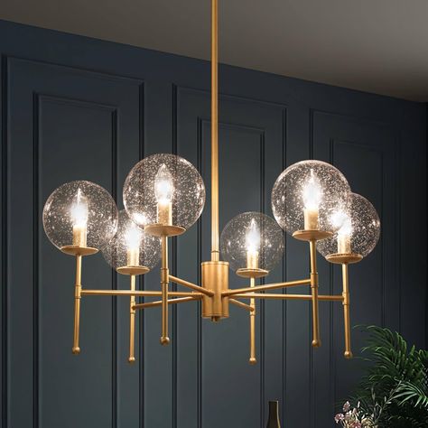 Modern Gold Chandelier, Circle Chandelier, Dining Room Light Fixture, Mid Century Chandelier, Classic Chandelier, Dining Room Light Fixtures, Globe Chandelier, Contemporary Chandelier, Large Chandeliers