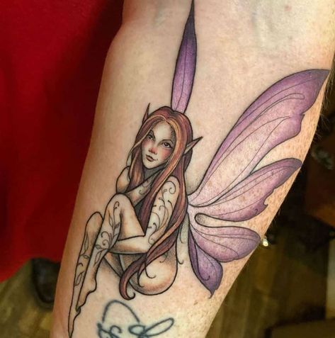 Top 101 Best Fairy Tattoos [2022 Inspiration Guide] - Next Luxury Tattoos 2022, Fairy Tattoos, Colour Tattoo For Women, Lower Leg Tattoos, Next Luxury, Fairy Tattoo Designs, Pin Up Tattoos, Fairy Tattoo, Different Tattoos