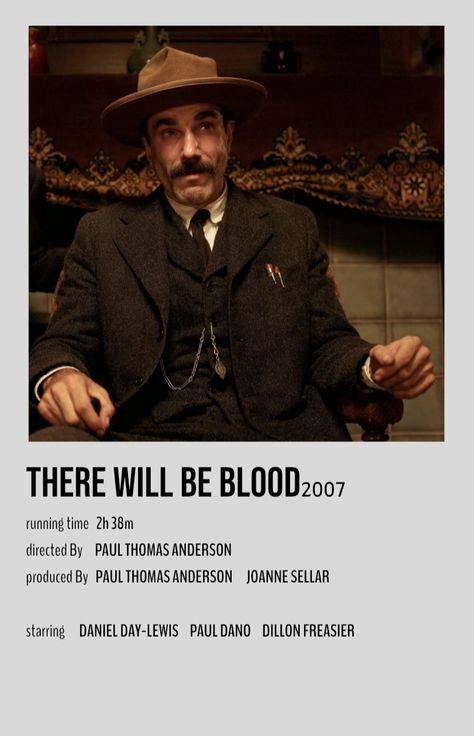 There Will Be Blood Poster, Movie Suggestions, Paul Thomas Anderson, There Will Be Blood, Thomas Anderson, Iconic Movie Posters, Paul Dano, Daniel Day, Day Lewis