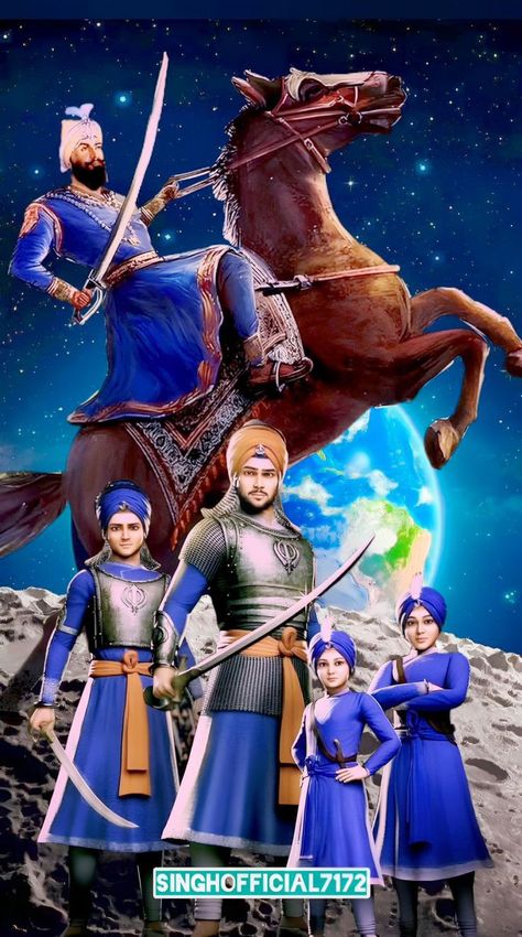 #panjab #punjab #gurbani #4sahibzade #gurugobind Singh Ji @panjabexpo #gurbani 4 Sahibzade, Char Sahibzade, Char Sahibzade Pics, Sikh Paintings, King Of India, Temple Wallpaper, Faith In God Quotes, Golden Temple Wallpaper, 2022 Poster