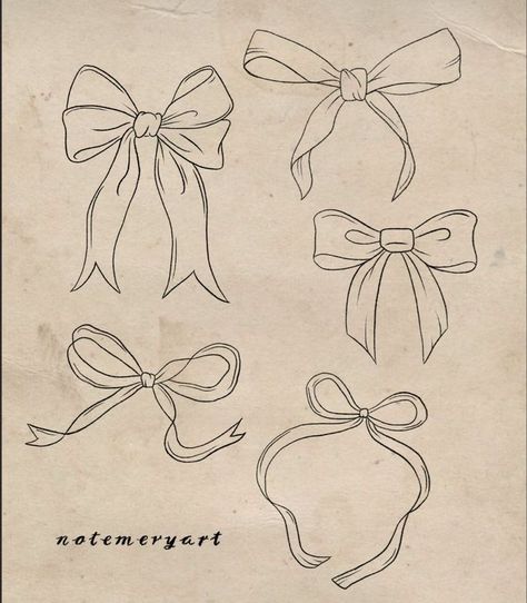 Aesthetic Bow Tattoo, Ribbons Tattoo Designs, Vintage Bow Tattoo, Coquette Tattoo Designs, Bow Flash Tattoo, Bow Tattoo Aesthetic, Dainty Coquette Tattoos, Aesthetic Bow Drawing, Bow Aesthetic Drawing