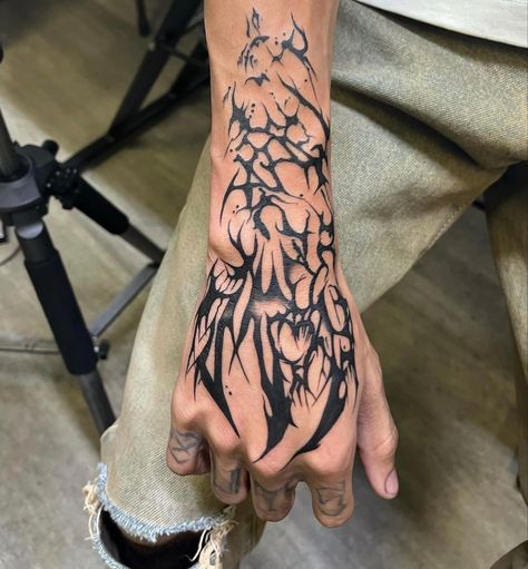 Cybersigilism Tattoo Forearm, Forearm Tattoos Men, Left Hand Tattoo, Cyberciligism Tattoo, Back Of Hand Tattoos, Arm Tattoo Men, Lighting Tattoo, Are Tattoos, Emo Tattoos