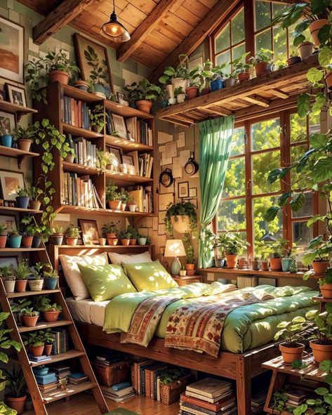 Lots Of Plants, Fairytale House, Bohemian Inspiration, Dream House Rooms, Fantasy House, House Things, College Apartment, Dream Room Inspiration, Home Library