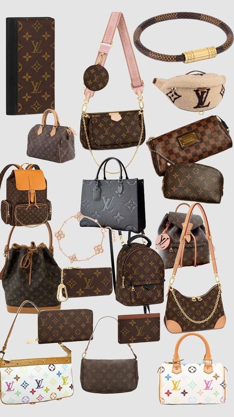 Louis Vuitton Outfit, My Style Bags, Inside My Bag, Slouchy Bag, Louis Vuitton Jewelry, Fashion Wallpaper, Luxury Purses, Fancy Bags, Bags Aesthetic