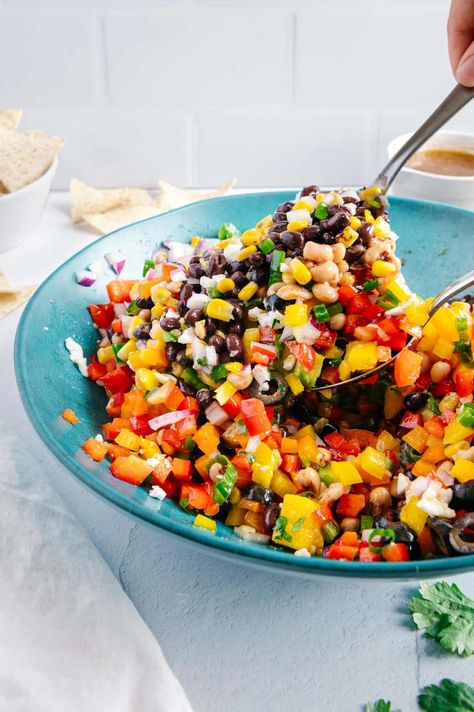 The Best TikTok Cowboy Caviar Caviar Recipes, Cowboy Caviar, Beach Meals, Appetizer Dips, Party Food, Mango, Cowboy, Good Things