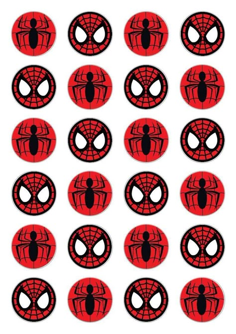 http://www.ebay.ie/itm/24-Spider-man-Cupcake-Fairy-Cake-Topper-Edible-Paper-cake-decoration-toppers-/222162762672?hash=item33b9eebbb0:g:XbwAAOSwkZhWS20L Spiderman Printables, Spiderman Cupcake Toppers, Edible Paper Cake, Spiderman Topper, Spiderman Theme Party, Spiderman Birthday Party Decorations, Spiderman Cupcakes, Image Spiderman, Spiderman Theme