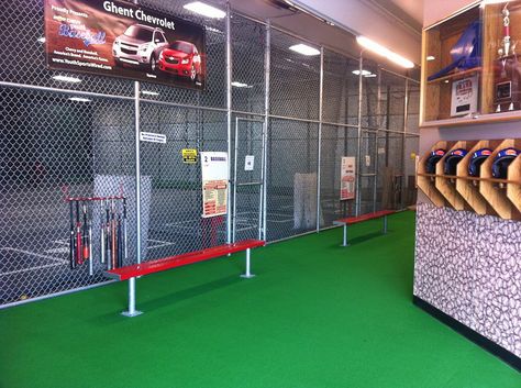 PBR Baseball Training Facility, Greeley Batting Cages, Fall Baseball Baseball Facility, Batting Cage Backyard, Indoor Batting Cage, Sports Training Facility, Fall Baseball, Batting Cage, Backyard Baseball, Dream Gym, Baseball Tournament