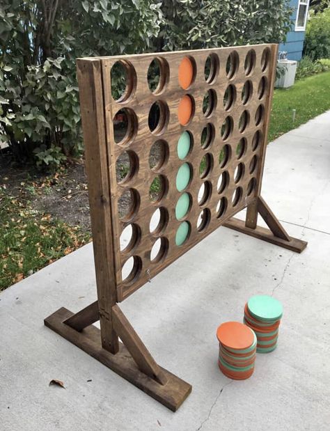 Wooden Garden Games, Giant Yard Games, Diy Yard Games, Garden Games, Wood Games, Backyard Entertaining, Wooden Games, Backyard Playground, Yard Games