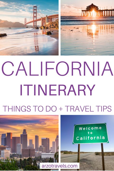 Planning a trip to California, USA? Then check out this California itinerary to find how to spend one week in California. Here is where to go and what to see plus many California travel tips. #California #USA places to visit in 7 days California Spaghetti, California Itinerary, Angeles Aesthetic, Aesthetic California, Trip To California, Spaghetti Salad, California Travel Guide, California Closets, California Vacation