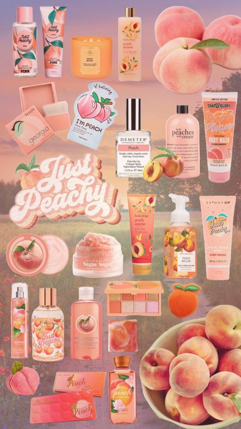 Just Peachy cosmetics 🍑 #peach #peaches #cosmetics #fyp Peach And Strawberry Aesthetic, Aesthetic Peach, Peach Aesthetic, Cologne Spray, Peach Fuzz, Just Peachy, Peach Pink, Peaches, Body Cream