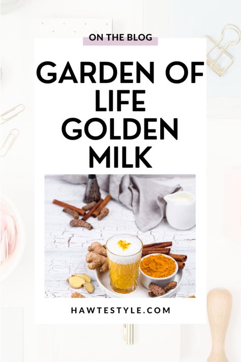 GARDEN OF LIFE MYKIND ORGANIC GOLDEN MILK - Easy Drinks To Make, Golden Milk Recipe, Golden Milk Latte, Hello Glow, Organic Maple Syrup, Golden Milk, Skin Nails, Organic Turmeric, Healthy Drinks Recipes