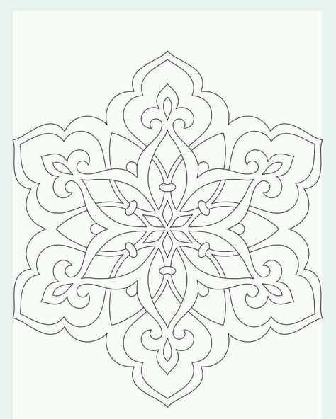 Islamic Motifs, Geometric Pattern Art, Islamic Patterns, Mandala Design Pattern, Islamic Art Pattern, Stencil Patterns, Turkish Art, Mandala Design Art, Mandala Painting