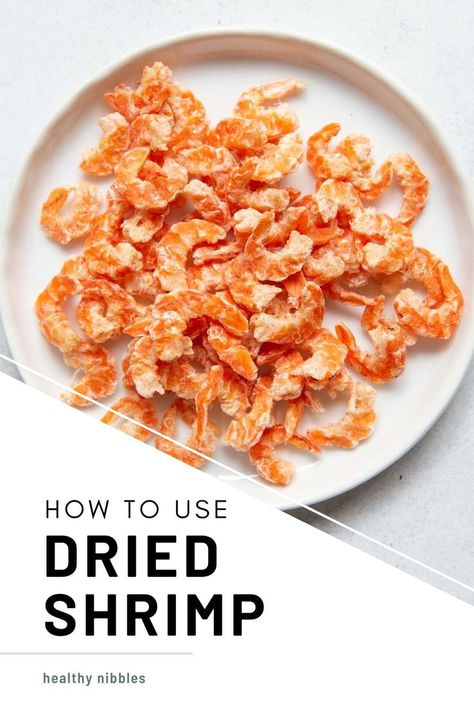 Here is a guide on dried shrimp, a common ingredient in Asian cuisine. This guide includes tips on how to select, store, and use dried shrimp. Dried Shrimp Recipes Chinese, Dried Shrimp How To Use, Dry Shrimp Recipes, Dried Shrimp Recipes, Shrimp Snacks, Asian Soup Recipes, Shrimp Soup, Healthy Shrimp, Prawn Shrimp