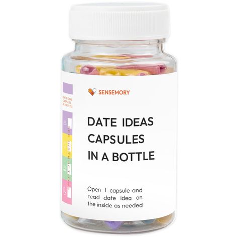 PRICES MAY VARY. FUNNY ADVENTURE TOGETHER: Strengthen your bond with your partner and create lasting memories with our 50+ date night ideas capsules in a bottle. These 'better together' ideas will transform your evening into something truly special." 50 PRE-WRITTEN DATE IDEAS CAPSULES: In a departure from typical couples games and date decks, our unique couples' date night suggestions are contained within transparent capsules, securely nestled inside a bottle. Simply pop open one capsule and dis🌐#LoveStory #RomanticEncounters #HeartfeltConnections #DateNightIdeas #SoulmateSearch #FlirtyFridays #CandlelitDinners #StarryEyedMoments #LoveQuotes #DreamyDates #WhisperedPromises #AmourAdventures Husband Date Ideas, Couples Gift Ideas, Couples Games, Registry Wedding, Unique Bridal Shower Gifts, Couple Activities, Long Distance Relationship Gifts, Unique Bridal Shower, Date Night Ideas