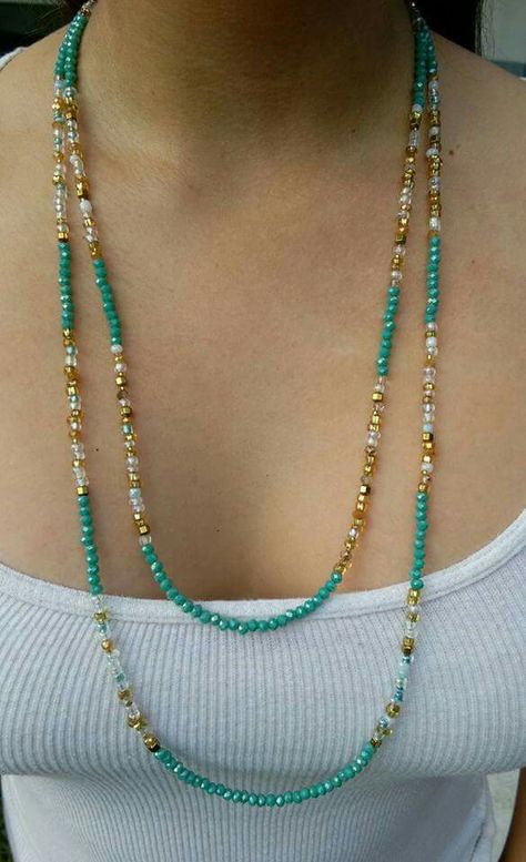 Bohemian necklace Diy Jewelry Easy, Bead Necklace Diy, Easy Necklace, Beaded Jewelry Necklaces, Necklace Ideas, Beaded Necklace Diy, Horse Jewelry, Easy Diy Jewelry, Necklace Turquoise