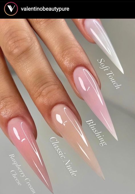 Acrylic Nails Stiletto, Stilleto Nails Designs, Nude Nail, Diy Acrylic Nails, Nude Nail Designs, Stiletto Nails Designs, Unique Acrylic Nails, Bling Acrylic Nails, Pink Acrylic Nails