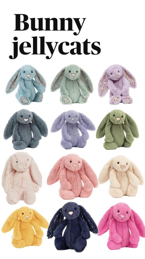 Jelly Cat Bunny, Girly Gifts Ideas, Cute Christmas Ideas, Jellycat Bunny, Jelly Cat, Jellycat Stuffed Animals, Funny Rabbit, Girly Gifts, Jelly Belly