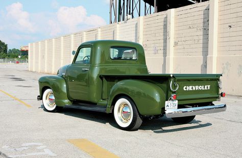 1949 Chevrolet 3100 - True Blue - Hot Rod Network Boxy Cars, Custom Truck Parts, Vintage Chevrolet, Chevrolet 3100, Chevrolet Pickup, Old Pickup, Old Pickup Trucks, Panel Truck, Vintage Vehicles