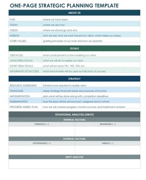 strategic planning template one page strategic planning Nonprofit Strategic Plan Template, Strategic Planning Template Nonprofit, Strategic Plan Template, Jira Software, Business Plan Template Word, Strategic Planning Template, One Page Business Plan, Planning Excel, Strategic Planning Process