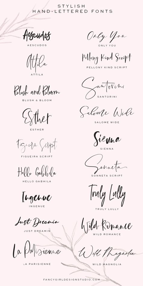 So many new font designers are coming up with the most stylish handlettered fonts! I rounded up my favorites to share with you. These would be perfect for use in brand identities, social media graphics, and ads. Which one is your favorite? These fonts are great if you’re going for a whole range of moods: […] Hand Written Fonts, Fancy Lettering Fonts, Written Fonts, 3d Tipografi, Tattoo Word Fonts, Fonts For Tattoos, Tattoos Fonts, Free Handwritten Fonts, Fonts Lettering