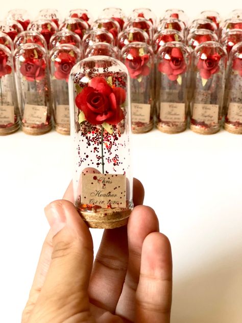 10pcs Wedding Favors for Guests Wedding Favors Favors Dome - Etsy Beauty And The Beast Wedding Theme, Beauty And Beast Wedding, Rose Dome, Red Quince, Beauty And The Beast Theme, Quinceanera Favors, Red And White Weddings, Quince Decorations, Red Wedding Theme