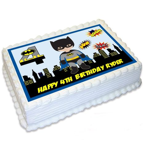 Happy 4th Birthday, Edible Cake Toppers, Edible Cake, 4th Birthday, Cake Toppers, Lego, Batman, Heels, Birthday