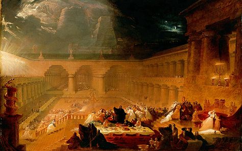 Richard Dorment of the Telegraph reviews John Martin: Heaven and Hell, which was on show at the Laing Art Gallery in 2011 Belshazzar's Feast, Francesca Woodman, Google Art Project, John Martin, Gustave Dore, Takashi Murakami, British Art, Caravaggio, Classical Art