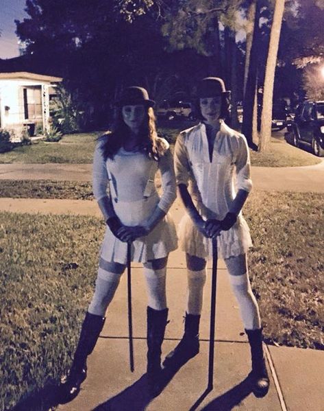 A Clockwork Orange Halloween Costume, Clock Work Orange Costume, Clockwork Orange Costume Women, Succession Costume, Cult Classic Halloween Costumes, Clockwork Orange Halloween, A24 Costumes, Clockwork Orange Costume, Music Costume