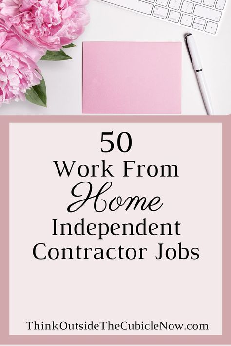 Working as an independent contractor is a great way to start working from home because many don't require much experience. Typing Jobs From Home, Amazon Work From Home, Freelance Contract, Unique Jobs, Amazon Jobs, Legit Work From Home, Creative Jobs, Data Entry Jobs, Job Ideas