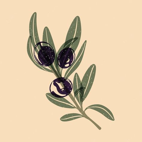 Olive Tree Illustration Drawings, Olive Tree Print, Mediterranean Illustration Design, Olive Tree Design, Olive Branch Vector, Olive Oil Illustration, Olive Tree Illustration, Olives Illustration, Olive Tree Drawing