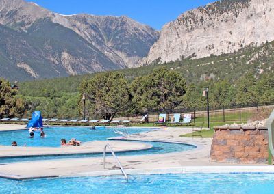 Mt. Princeton Hot Springs and water slide Pool Water Slide, Hot Springs Resort, Idaho Springs, Water Playground, Glenwood Springs, Steamboat Springs, Summer Water, Spring Resort, Hot Spring