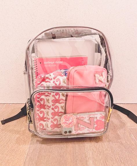 Coral Aesthetic, Aesthetic Items, Preppy School Supplies, Preppy Backpack, Preppy Accessories, School Suplies, School 2021, Preppy Bags, School Bag Essentials