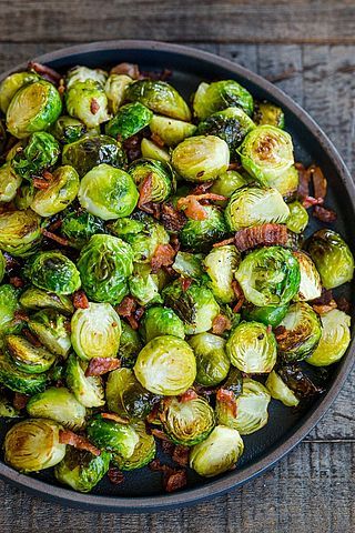 Roasted Brussels Sprouts Recipe Brussel Sprouts With Bacon, Sauteed Brussel Sprouts, Crispy Brussel Sprouts, Brussel Sprout Recipes Roasted, Paleo Side Dishes, Bacon Brussel Sprouts, Roasted Brussel, Roasted Brussels Sprouts, Sprouts With Bacon