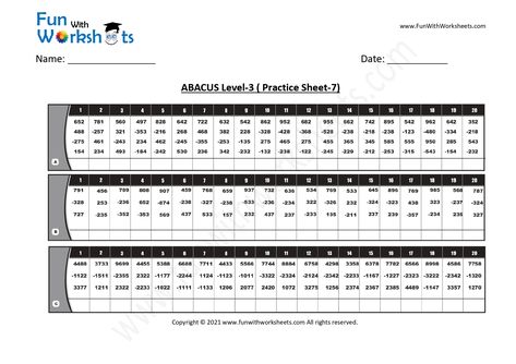 Abacus Worksheet For Kids, Abacus Worksheet, Keep Practicing, Worksheet For Kids, Level 3, Worksheets For Kids, Study Tips, Mindfulness, Let It Be